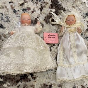 2 Kingstate Bye-Lo Baby Porcelain Jointed Dolls